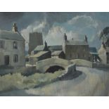 STANLEY WARBURTON (20th century); oil on canvas, "Horton in Ribblesdale", indistinctly signed,