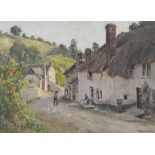 TOM CLOUGH (1867-1943); watercolour,