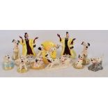 Eleven boxed Royal Doulton 101 Dalmatians figures; DM6 "Pongo" x 2, DM7 "Perdita",