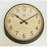 An early to mid 20th century "Dictograph" station platform clock,