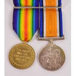 A pair of WWI medals awarded to 78461 Pte. A.Newton. R.A.M.C.