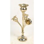 A George V hallmarked silver four branch epergne,