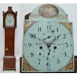 A George III oak cased eight day longcase clock,