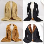Two vintage lambs wool lady's coats,