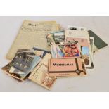 EPHEMERA; an interesting accumulation in a box,