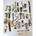 A quantity of ladies' and gentlemen's wristwatches to include Sekonda, Jesby and others.
