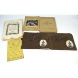 A quantity of ephemera; mostly auctioneer's catalogues relating to Eadon,