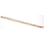 A 9ct rose gold chain, length approx 53cm, approx 16.7g.