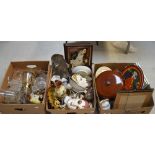 A collector's lot comprising glassware to include decanters,