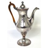 An 18th century Sheffield silver-plated teapot, height 30cm.