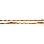 A 9ct gold link chain necklace, approx 21.5g.