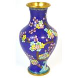 A 20th century Japanese cloisonné vase,