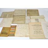 A quantity of predominantly 18th and 19th century ephemera relating to Liverpool comprising