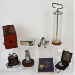 A collector's lot to include a cased Gillette safety razor,