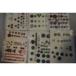 A large quantity of vintage buttons,