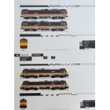 A set of thirteen "British Rail" locomotive liveries posters, 1990, 59 x 42cm, one framed (13).