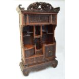 A Japanese Meiji period Shodhana cabinet,