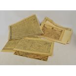 A quantity of reproduction reprinted maps relating to Germany.