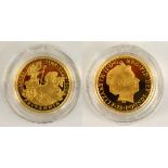 An Elizabeth II Britannia gold proof £25 coin, 2009, boxed and with certificate of authenticity, no.