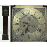 A George III oak longcase clock,