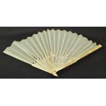 An 18th century Canton folding fan,
