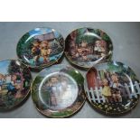 A set of twelve limited edition Hummel Banbury Mint collector's plates.