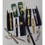 A quantity of ladies' and gentlemen's wristwatches to include Pulsar, Limit and Bering etc.