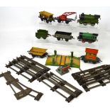 A Hornby tender locomotive, type 501 and a further quantity of Hornby accessories and track.