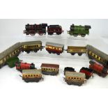 A small quantity of Hornby locomotives, tenders and carriages.