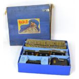 A boxed Hornby Dublo electric train set.