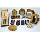 A small collector's lot to include a Stratton compact, various Ronson lighters,