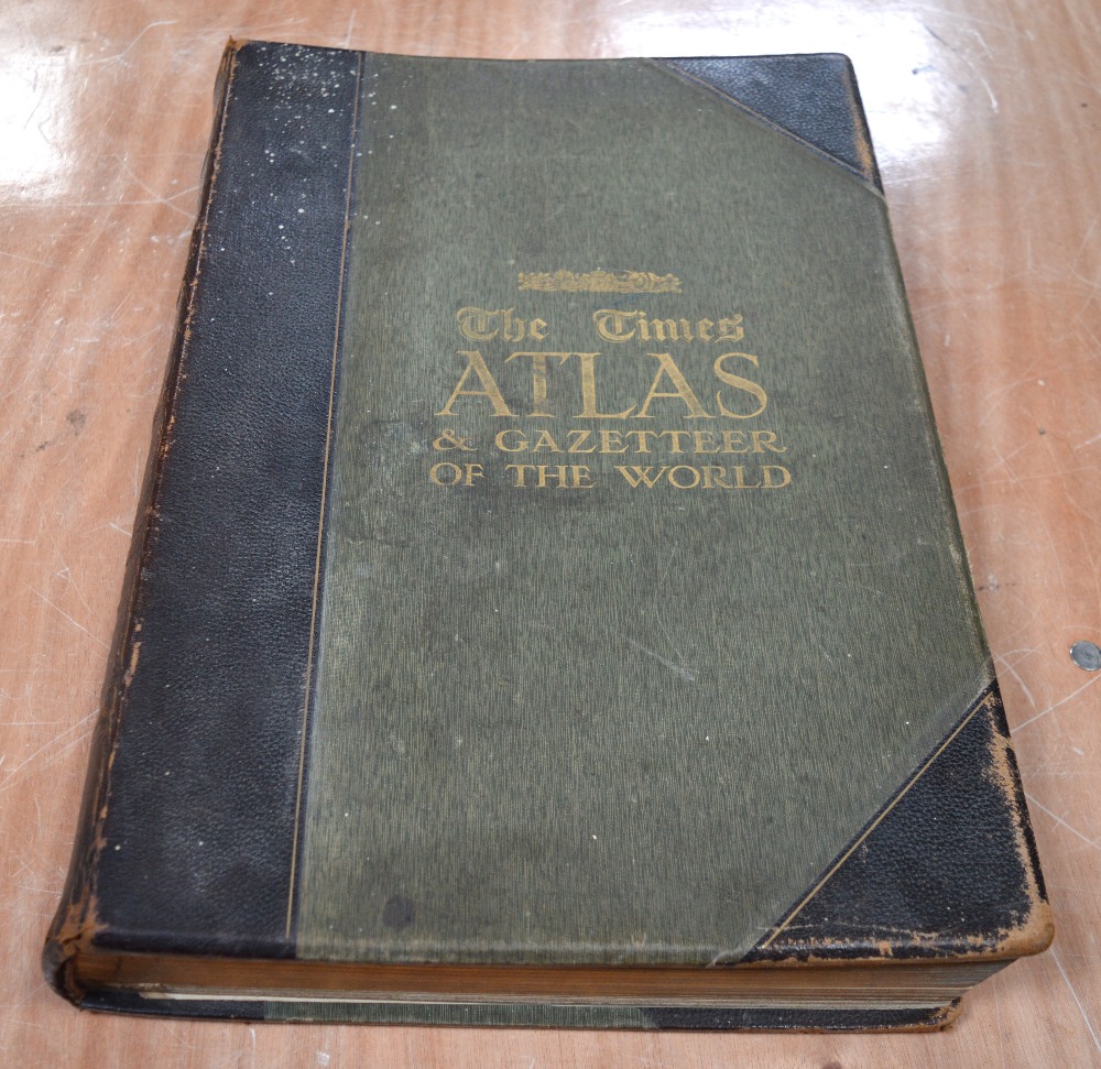 The Times Atlas and Gazetteer of the World 1922 dedicated to His Majesty King George V by his