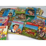A quantity of children's books, predominantly annuals to include Sindy etc.