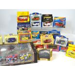 A good quantity of boxed vehicles to include Maisto Supercars, Shell sports cars, Vanguards,