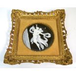 Attributed to Frederick Shenk for George Jones, a pâte sur pâte plate c1880 Mercury carrying Psyche,
