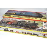 Two boxed Hornby train sets, The Mallard Passenger,