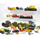 A quantity of Dinky military vehicles and accessories to include a 7.