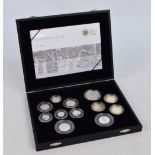 A boxed set of The Royal Mint 2009 UK silver proof coins, no.