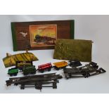 A boxed Hornby train,