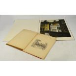 A small folio of prints relating to Macclesfield and surrounding areas,