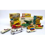 A large collection of boxed toys,