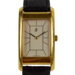 AUDEMARS PIGUET; a gentleman's 18ct yellow gold manual wind wristwatch,