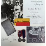 An interesting and unique archive of royal memorabilia relating to Inspector Alexander Usher,