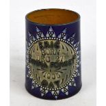 A Royal Doulton stoneware mug inscribed "Eric Day 'Dinna Forget' born Dec.