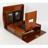 A c.1850s walnut cased Frith's Cosmoscope