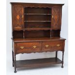 A 1920s oak dresser,