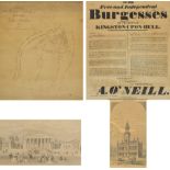 A quantity of ephemera and engravings relating to Kingston-upon-Hull and surrounding areas,