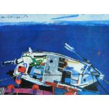 HAMISH MCDONALD; limited edition print "Harbour Edge", 142/600, signed, numbered,