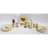 A group of Royal Doulton "Bunnykins" to include plates, bowls, cups and a money box,
