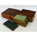 A small quantity of books including two 19th century Family Bibles.